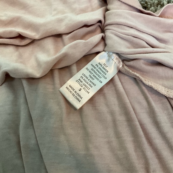 Andree by Unit Smocked Midi Dress Size Small Coral Pink - Picture 7 of 11